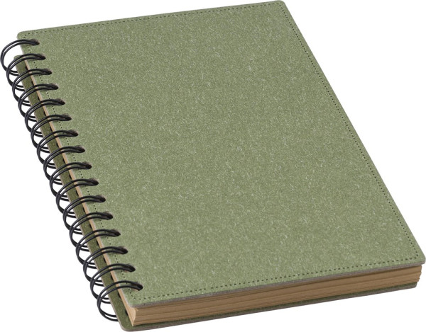 Gerecycled kartonnen notitieboekje Caleb