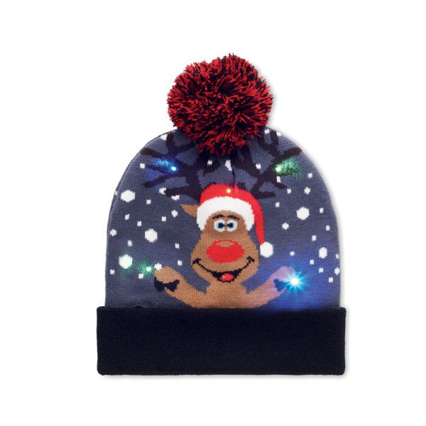 SHIMAS LIGHT - Gebreide kerstmuts LED