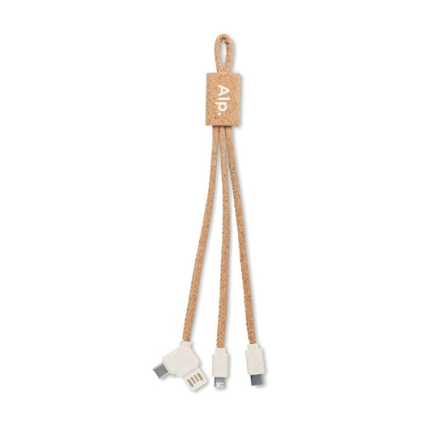 CABIE - Kurken 3 in 1 oplaadkabel